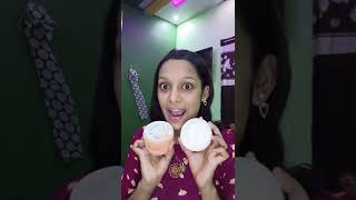 LAKMÉ Peach Milk Soft Cream Review 🍑✨ shorts ashortaday skincare review makeup youtubeshorts [upl. by Rehoptsirhc]