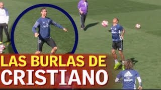 El control con el pecho de Danilo que desató las burlas de Cristiano [upl. by Neehahs989]