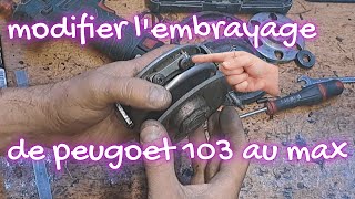 comment améliorer lembrayage de Peugeot 103 [upl. by Anelahs]