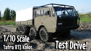 RC  110 Tatra 813 Test Drive [upl. by Ycnej]