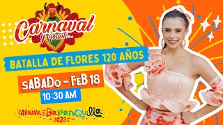 👉BATALLA DE FLORES 2023 en vivo via 40 🔴  Carnaval de Barranquilla 2023 [upl. by Pardner]