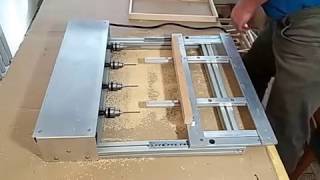 effective beekeeping  frames drilling machinemp4 [upl. by Einot800]