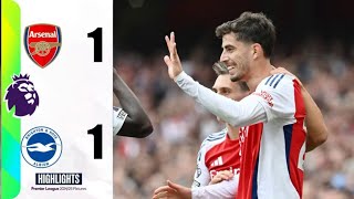 Arsenal vs Brighton 11 Highlights Premier League  arsenal vs brighton [upl. by Llevaj]