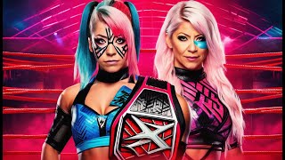 Asuka vs Alexa Bliss in a Hell in a Cell match 2k24 [upl. by Ettennig183]