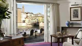 Hotel Lungarno  Exclusive holiday in Florence  Tuscany Luxury Hotels [upl. by Ahsiekan291]