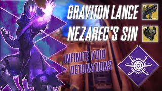 Nezarecs Sin  Graviton lance  INFINITE EXPLOSIONS VOIDWALKER BUILD  DESTINY 2 SEASON OF PLUNDER [upl. by Newob20]