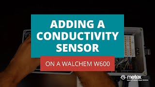 Adding a Conductivity Sensor Sensor Input Card on a Walchem W600 [upl. by Trevor]