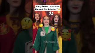 Singing Harry Potter Songs 😱👀‼️ K3 Sisters shorts harrypotter music [upl. by Cristie]