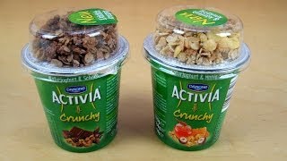 Danone Activia Crunchy Chocolate  Honey [upl. by Dilaw]