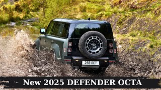 All New 2025 Defender Octa  Best Legendary Offroad SUV  Land Rover [upl. by Ordnajela]