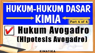 Hukum Avogadro  Hipotesis Avogadro  Kimia Kelas 10 [upl. by Milewski]