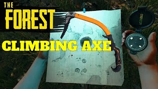 The Climbing Axe an Important item  The Forest Hard Survival Ep4 [upl. by Ettenowtna]