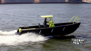 Tideman Boats indestructible HDPE workboats [upl. by Ykcin]