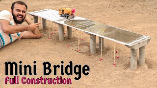 Concrete Bridge Model  Miniature Construction Day 1amp2  Creative Channel [upl. by Einaffets]