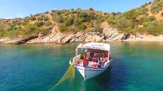 FISHINGBOAT TRIPS  DESPOINA amp VANGELIS  Ormos Marathokampos Samos  Ορμος Μαραθόκαμπος Σάμος [upl. by Erfert793]