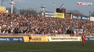 Górnik Zabrze  Cracovia Kraków 03042011 [upl. by Eiramave]