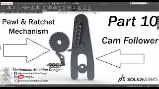 Mechanism Part 10  Pawl amp Ratchet Mechanism Modeling amp Simulation [upl. by Nunes]