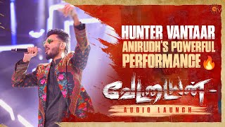 Anirudhs PowerPacked Hunter Performance  Vettaiyan Audio Launch  Rajinikanth  Sun TV [upl. by Laubin]