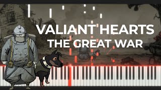 No Adrenaline  Valiant Hearts OST Piano Cover  MIDI [upl. by Eseilanna]