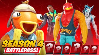 NEW SEASON 4 BATTLEPASS in Fortnite [upl. by Allit530]