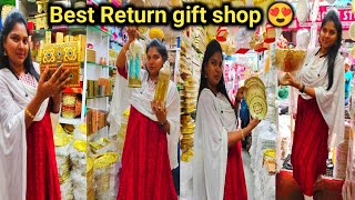 Best Return gift😍Sowcarpet Balaji Trade link German Silver return gift start ₹8 onwards [upl. by Lean948]