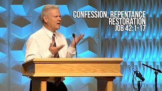 Job 42117 Confession Repentance Restoration [upl. by Aneerhs]