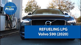 Refueling LPG autogas  Volvo S90  in The Netherlands [upl. by Asher504]