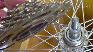 Raleigh Record Suntour Freewheel removed [upl. by Arahset803]