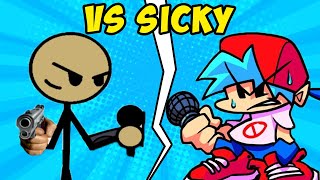 Friday Night Funkin VS Sticky Low Effort FNF ModHard [upl. by Sekyere212]