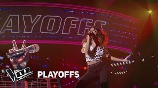 Playoff TeamTini Juliana canta quotFalsas esperanzasquot de Christina Aguilera  La Voz Argentina 2018 [upl. by Liss]