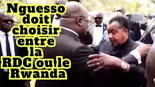 Tshisekedi à Oyo in Congo Avertissement à Nguesso amp Choisissez la RDC Pas le Rwanda et Kagame [upl. by Kalam]