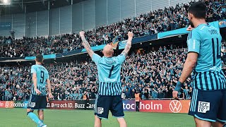 DERBYSEGER  Hela firandet efter vinsten mot AIK [upl. by Joost]