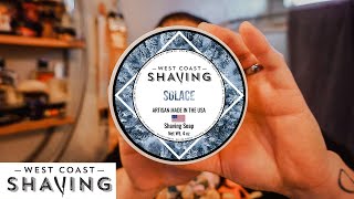 Solace Shaving Soap by West Coast Shaving  The Daily Shave [upl. by Disraeli]