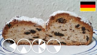 CHRISTSTOLLEN  WEIHNACHTSSTOLLEN Rezept [upl. by Ainival]