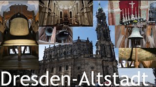 Dresden DD Glocken der Kathedral und ehem Hofkirche Ss Trinitatis Turmaufnahme [upl. by Zorine]