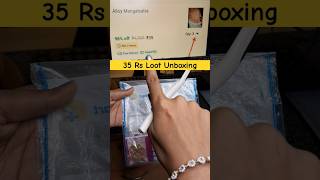 Shopsy ₹35 Beautiful Jewellery Loot Unboxing shopsy unboxing shorts 🥰👌 [upl. by Karena800]