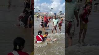 Digha sea beach water waves 🌊⛱️  beautiful weather 🌞🌤️🌈  shortvideo dighaseabeach viralshorts [upl. by Huntingdon]