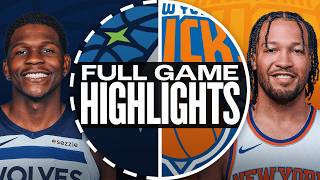 TIMBERWOLVES at KNICKS  NBA PRESEASON FULL GAME HIGHLIGHTS  October 13 2024 [upl. by Notaes]