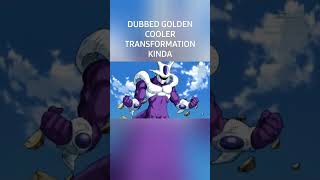 GOLDEN COOLER TRANSFORMATION DUB dbz sdbh cooler dbsuper [upl. by Eniala]