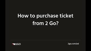 How to purchase ticket on 2 Go [upl. by Cinda343]