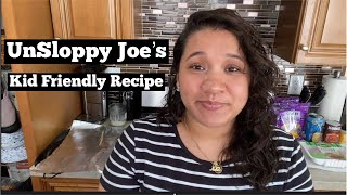 New Kid Friendly Recipe Unsloppy Joes [upl. by Nilo]