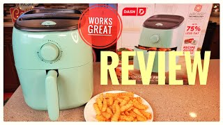 DASH Air Fryer Review TASTICrisp Electric Oven 26 qt 1000 watts Works Great [upl. by Tina]