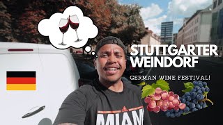 EXPLORING ONE OF GERMANY’S LARGEST WINE FESTIVALS STUTTGARTER WEINDORF [upl. by Htiekram]