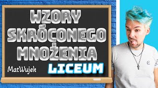 WZORY SKRÓCONEGO MNOŻENIA  KWADRATY [upl. by Placeeda]