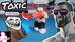 TROLLING TOXIC PLAYERS WITH ANNOYING STYLES  UNTITLED BOXING GAME [upl. by Rehotsirhc]