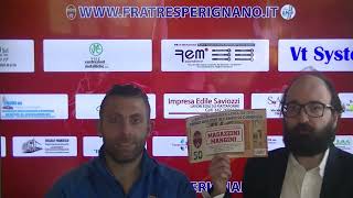 Interviste post partita Fratres Perignano  Ponsacco [upl. by Anerehs]