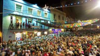 New Year in Tudor Square Tenby 201112 [upl. by Ilan]