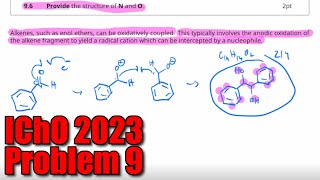 How to Solve Advanced Organic Chemistry Problems IChO 2023 Problem 9 [upl. by Kanor791]