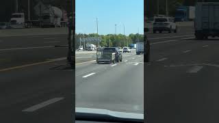 Trailer Violently Swerves Sideways Behind Car  1492369 [upl. by Anyek]