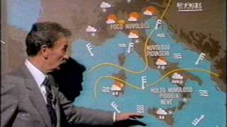 Colonnello Andrea Baroni previsioni meteo gennaio 1985 in edizione completa 3 minuti e mezzo [upl. by Yntruoc]